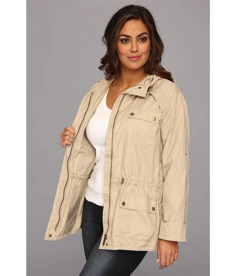 womens michael michael kors denim jackets|Michael Kors anorak jacket women.